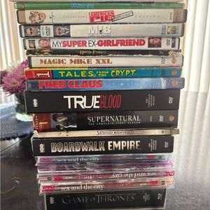 DVD Collection with Various Titles